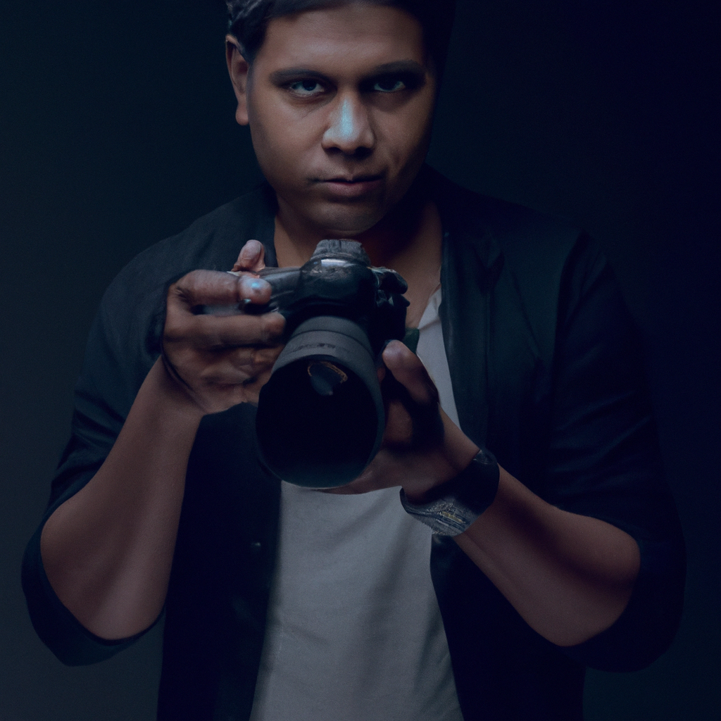 Photographe principal, portrait de Liam R. dans le studio