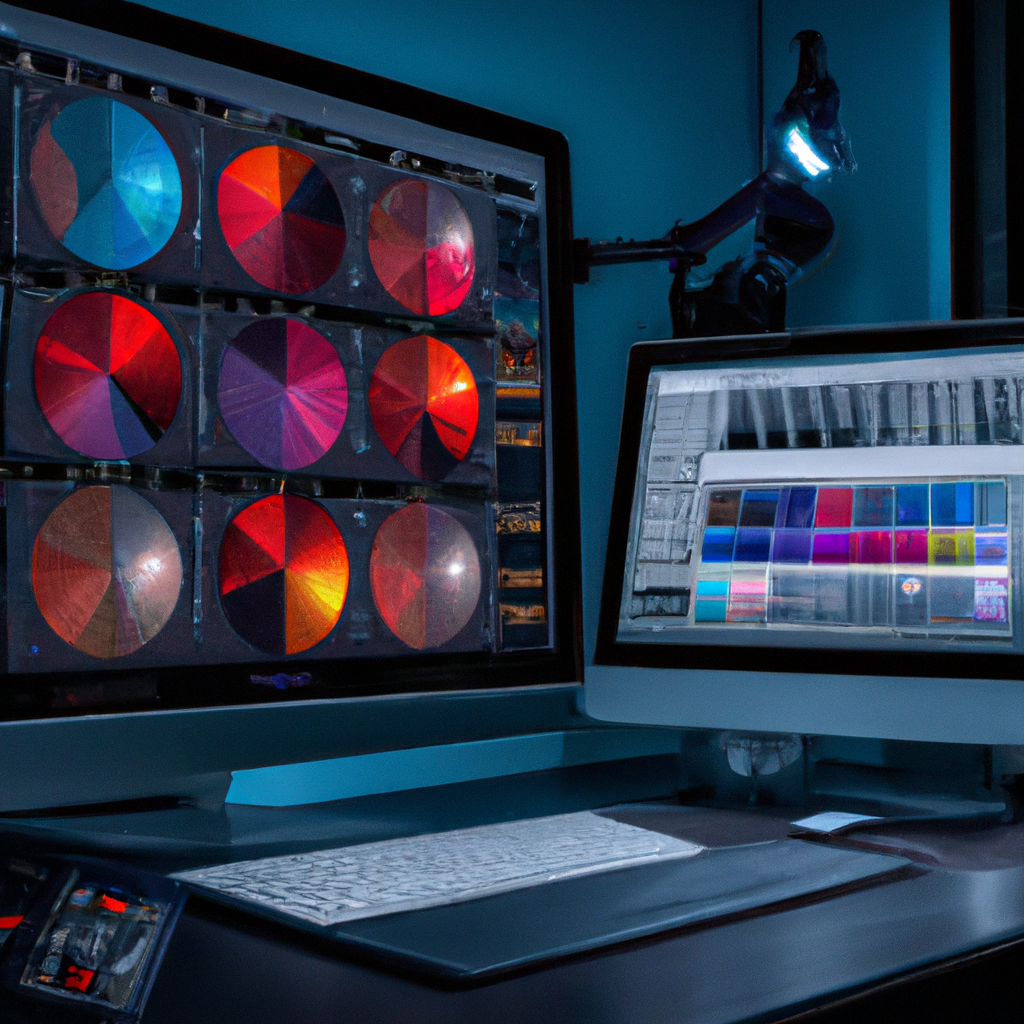 Retoucheuse couleur, portrait de Maya L. à son poste